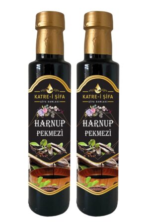 Katre-i Şifa Özel Üretim Keçiboynuzu – Harnup Pekmezi 340 gr * 2 li Avantaj Seti