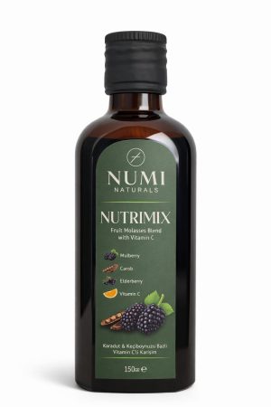 Nutrimix Karadut & Keçiboynuzu Pekmezli Bitkisel Karışım C Vitaminli Katkısız 150 gr