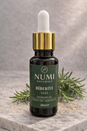 Biberiye Yağı 20 ml – Saf Uçucu Biberiye Yağı – Saç Bakım Yağı, Aromaterapi ve Masaj Yağı